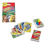 Mattel Games GKF04 - UNO Junior Kartenspiel mit 56 Karten, Kartenspiele für Kinder ab 3 Jahren