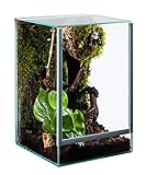 Glas Terrarium Glasterrarium 20x20x30 20 30 Falltür