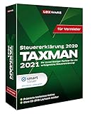 Lexware Taxman 2021 für das Steuerjahr 2020|Minibox|Übersichtliche Steuererklärungs-Software für Vermieter|Standard|1|1 Jahr|PC|Disc