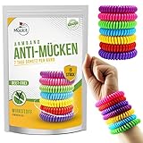 Mückit Mückenschutz Armband (15 Stück) natürliche Mückenabwehr für Kinder und Erwachsene Indoor und Outdoor Camping Zubehör Insektenschutz Zecken Anti Mücken