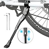 BIFY Fahrradständer aus Aluminiumlegierung für 24-28 Zoll, Rutschfester Gummiständer, höhenverstellbar