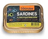 La Sablaise - Sardinen-Filets in Olivenöl (Sardines à l'huile d'Olive vierge extra) 115 g