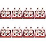 Amosfun 32 Stück Dekorationsdekore Entzückendes Layout Wachs Ornamente Lichter Paraffin Dekorativ für Festival Santa Requisiten Geschenke Lieblich Zart Cartoon Tee Teelicht