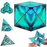 Zauberwürfel, 3D Magnet Würfel Magic Puzzle Cube Magic Star Cube 3D Puzzle Würfel Transforming Cubes Puzzle Magischer Würfel Infinity Cube, Für Kinder und Erwachsene (grün)