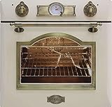 Kaiser Empire EH6355 ElfEm Exklusiver Nostalgie Backofen/Selbstreinigender Elektrobackofen 67L / Backofen Einbau Autark mit Drehspieß/Einbaubackofen/ e Herd/Heißluft, Grill/Herd mit 8 Funktionen