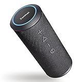 Zamkol Tragbarer Kabelloser Bluetooth Lautsprecher mit 25W HiFi Stereo Sound und Intensiver Bass, Wasserdicht Musikbox, Outdoor Party Lautsprecher Boxen Bluetooth, Eingebautes Mikrofon