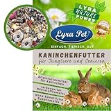 Lyra Pet® 20 kg Kaninchenfutter für Jungtiere & Senioren Kaninchen Hasenfutter