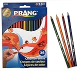 Prang 22360 Buntstifte-Set, 3,3 mm, regulärer Kern, 36 Stück