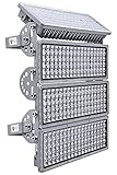 Flutlicht LED Strahler 400W 40000LM Flutlichter 6500K Außenstrahler LED-Sicherheitslicht IP67 Wasserfest 4 Flutlicht Außen mit einstellbarem winkel für Garten Stadion