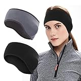 TAGVO Winter Stirnband Ohr wärmer,leichte warme Fleece Material Full Cover Ohrenschützer Sport Schweißband Multifunktions Stirnbänder für Erwachsene Männer und Frauen