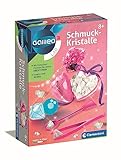 Clementoni Galileo Lab – Schmuckkristalle, Spielzeug für Kinder ab 8 Jahren, Bunte Kristalle züchten, Kettenanhänger zum Selbermachen, farbenfroher Experimentierkasten von Clementoni 59062