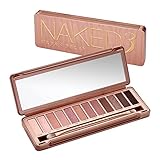 Urban Decay | Naked 3 Eyeshadow Palette | Lidschatten Palette | Augen Make-Up | Inklusive Pinsel | 12 Farben | Rosa Töne | Nude Töne | 15,6 g