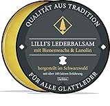 Lillis Lederpflegebalsam farblos für Schuhe Jacken Auto Ledermöbel Sattel mit Bienenwachs und Lanolin 200ml