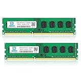 16GB (2X8GB) PC3 -12800U DDR3-1600 UDIMM 2Rx8 DIMM DDR3 8GB 1600MHz SDRAM 240-Pin 1.5V CL11 Non-ECC Desktop PC Arbeitsspeicher Kit