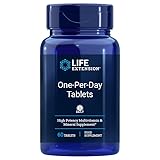 Life Extension Multivitamin One per day 60 Tabletten - Laborgeprüft, Glutenfrei, Sojafrei, Ohne Gentechnik mit Vitaminen, Mineralien und Pflanzenextrakten