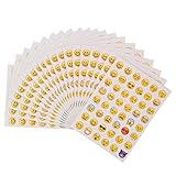 Beyond Dreams® 40 Blätter Lachgesichter Aufkleber Set für Handy Geschenkkarten Briefe Deko Basteln | Witzige Sticker für Kinder Notebook Dekoration | Lustig Bunt | Geschenktüte Belohnung Spielzeug