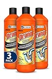 Drano (Mr Muscle) Power Gel Rohrfrei Abflussreiniger, Rohrreiniger, für Küche und Bad, entfernt Verstopfungen, 3er Pack (3 x 1000 ml)