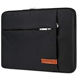 Lacdo Chromebook Tasche 11 Zoll Laptop Schutzhülle für 11.6 Zoll Lenovo ASUS Acer Samsung Dell HP Chromebook, HP Stream 11, 12.3 Zoll Surface Pro 8 X 7 6 5, 11.6 Zoll MacBook Air Wasserdicht, Schwarz