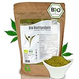 Pinati Bio Hanfprotein Pulver 1KG - EU Anbau - 52% Eiweiß - veganes Proteinpulver - Glutenfrei, Rohkostqualität - Premium Eiweißpulver aus Hanfsamen für Eiweißshake, Müsli, Porridge - DE-ÖKO-006