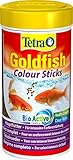 Tetra Goldfish Colour Sticks, Futtersticks für Goldfische zur Entfaltung der natürlichen Farbenpracht, 250 ml