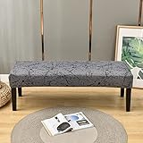 Bezug Für Esszimmerbank，Elastisch Bank Schonbezug Universal Stuhlhusse Für Bank, Bankkissen Bezüge Dining Sitzbezug Bench Cover Für Esszimmer, Waschbarer Bench Slipcover Sitzbezug