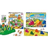 Ravensburger 20851 - Lotti Karotti + Quartett Kartenspiel & 21420 - Tempo kleine Schnecke - Das spannende Schneckenrennen, Brettspiel und Gesellschaftsspiel für Mädchen und Jungen , 2-6 Spieler