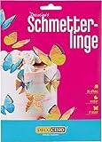 DECOCINO Essbare Schmetterlinge (12 verschied. Motive) – hochwertige Tortendeko aus Oblate mit 3D-Effekt – als Deko für Kuchen, Muffins, Cup-Cakes etc.