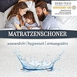 KNERST® Premium Matratzenschoner 120x200 cm für erholsame Nächte I wasserdichte Matratzenauflage als Matratzenschutz I Inkontinenzunterlage waschbar & hygienisch I ÖKO-TEX Zertifiziert & Made in EU