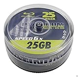 Platinum 25GB BD-R Blu-ray Rohlinge (6X Speed) in 25er Spindel 100452