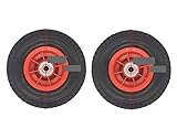 PULUN Teile für Spielzeugautos Aufblasbare Reifen for Kinder-Elektroautos, Kinder-Elektro-Dreirad-Gummiräder, Luftreifen for Babyautos, 8/9 Zoll (Color : 9 inch 2 pcs)