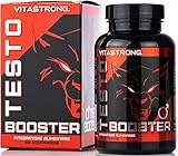 Vitastrong Testosteron Booster | Extreme Steigerung des Testosteronlevels | 100 % natürlich und sicher | Made in Italy Höchste Qualität | Zum Aufbau der Muskelmasse