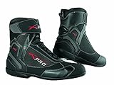 Wasserdichte Schuhe Motorrad Stiefel Sport Touring Roller A-Pro Schwarz 43