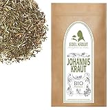 Johanniskraut Tee BIO 100g | EDEL KRAUT - BIO JOHANNISKRAUTTEE geschnitten - Premium St John's wort organic - frei von künstlichen Zusatzstoffen - aus kontrolliert biologischem Anbau