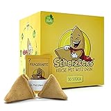 Scherzkeks® - eine Packung Heiterkeit, 10er Box Scherzkekse, 10 Kekse mit Flachwitze, Witz-Keks Vegan, Made in Germany, Geschenkidee, Vegane Geschenke Gastgeschenke Geburtstag Glückskekse Glückskeks