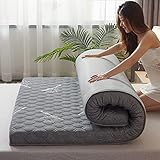 Futon-Matratze, 6 cm Latex-Gedächtnisschaum-Bettmatratze, Aufrollbare Japanische Boden-Tatami-Mattenmatratze, Tragbare Schlafunterlage für Schlafsäle, Bodenliege, Bett Für Erwachsene,A,90x190cm