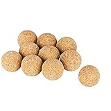 Kork-Deko 10er-Set Kickerkugeln Kickerbälle Korkkugeln | 35 mm | sehr leise | Naturkork | Kork-Kicker-Bälle Natur | Tischfussball, Kicker Ball, Tischfussball-Bälle 10 Stück