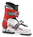 Roces Kinder Idea UP 19.0-22.0 Kinderskischuh-Verstellbar, White-Red-Black, 30-35