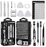 YINSAN 120 IN 1 Feinmechaniker Schraubendreher Set, Mini Reparatur Werkzeug Set, Präzisionswerkzeug für Telefon, PC usw, Schraubenzieher Set, Screwdriver Set