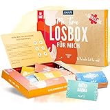 AMARI ® Losbox für mehr Zeit für Mich - Geschenk für Frauen & Männer - 50 Lose mit Ideen für Spaß und Entspannung, Geschenkidee Freundin, Mutter & Partner - Geschenk für den Geburtstag