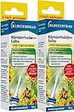 Klosterfrau Hämorrhoiden Salbe, Doppelpackung 2 x 30 g Tuben mit Hamamelis zur akuten Behandlung von Analbeschwerden