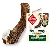 ChronoBalance® Geweih-Kaustange XXL (ganz und rund) für Hunde - 100% Hirschgeweih - Kauspielzeug, Zahnpflege, Kausnack, Geweih, Kauknochen