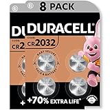 Duracell Specialty 2032 Lithium-Knopfzelle 3V, , mit kindersicherer Technologie, für die Verwendung in Schlüsselanhängern, Waagen, medizinischen Geräten (CR2032 /DL2032) [Amazon exklusiv],(8er Pack )