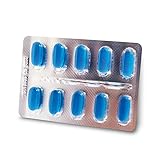 10 Crazy blaue Tabletten. Hohe Dosis. Schneller - Länger - Stärker. Für Männer entwickelt. Mit pflanzlichen Wirkstoffen. Ginseng, Maca, Tribulus, Rhodiola, Kürbis (Vitamins flav.d.)