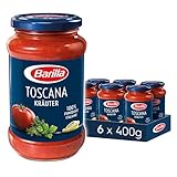 Barilla Pastasauce Toscana Kräuter – Italienische Sauce 6er Pack (6x400g)