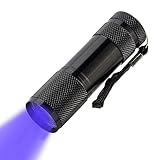 pocketman 9 LED UV LED Taschenlampe/Schwarzlicht, UV-, LED-Taschenlampe, 395nm, PET Urin und Fleck Detektor, finden Flecken auf der Kleidung, Teppich oder Teppiche