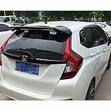 HNSDD Spoiler Spoiler Fließheck Material Abs Auto Heckflügel Mit Farbgrundierung Heckspoiler Für Honda Jazz Fit 2014-2018, Weiß