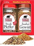 Block House Grill Set Gewürzset Geschenk - Steak Pfeffer & Zaubergewürz