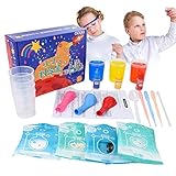 Vigcebit Wissenschaftslabor für Kinder | Erstaunlicher Chemiebaukasten,Aktivitäten- und Wissenschafts-Kits mit über 80 Experimenten, Discovery Science Lernspielzeug und Geschenken für Jungen, Mädchen