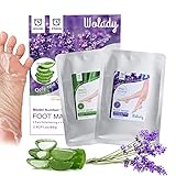 Fuss Peeling Maske 2 Paar Fußmaske Exfoliating Socken Hornhaut Schwielen und abgestorbene Haut Entferner Baby Füße Innerhalb von 3-7 Tagen