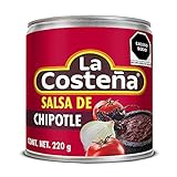 La Costena Salsa Chipotle | 200ml | Mexikanische Küche | Pikant mit mit einem rauchigen Aroma | scharf- aber nicht zu scharf | Geeignet zum Verfeinern von Saucen und Dips | Hervorragender Geschmack